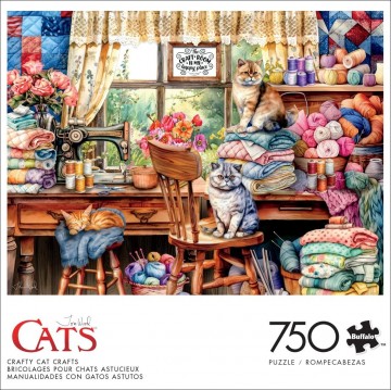 Buffalo Games - Crafty Cat Crafts - 750 Stukjes 3