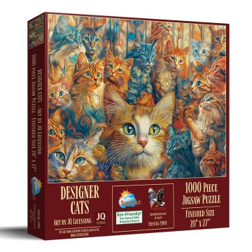 SunsOut - Designer Cats - 1000 Stukjes