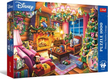 Trefl - Disney Festive Cottage - 1000 Stukjes 2
