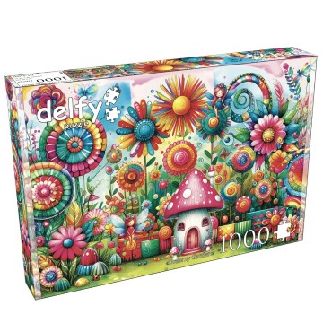 Delfy Puzzle - Dreamy Garden - 1000 Stukjes 2