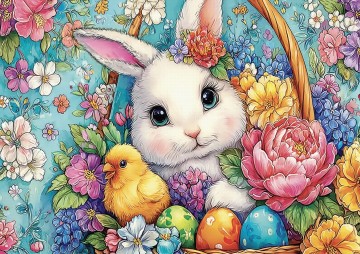 Delfy Puzzle - Easter Whispers - 1000 Stukjes