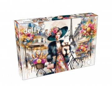 Delfy Puzzle - Eiffel Elegance Duo - 1000 Stukjes 2