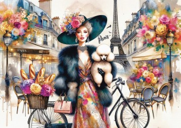 Delfy Puzzle - Eiffel Elegance Duo - 1000 Stukjes