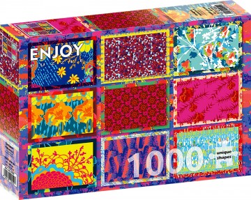 Enjoy Puzzle - Designer Patterns 5 - 1000 Stukjes 2