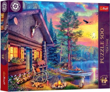 Trefl - Evening Sunset Cabin - 500 Stukjes 2