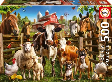 Educa - Farmyard Buddies - 500 Stukjes 2