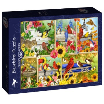 Bluebird Puzzle - Feathers and Company - 1000 Stukjes 2