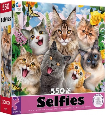 Ceaco - Feline Friends Selfies - 550 Stukjes 2