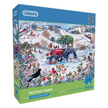 Gibsons - Festive Farm - 250 XL Stukjes 2