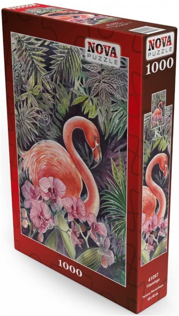 Nova Puzzle - Flamingo - 1000 Stukjes 2