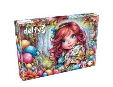 Delfy Puzzle - Floral Harmony - 1000 Stukjes 2