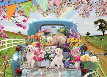 Cobble Hill - Country Truck in Spring - 500 XL Stukjes