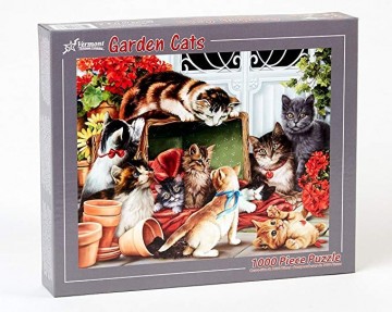 Vermont Christmas Company - Garden Cats - 1000 Stukjes 2