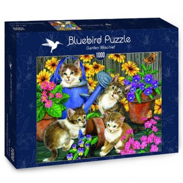 Bluebird Puzzle - Garden Mischief - 1000 Stukjes 2