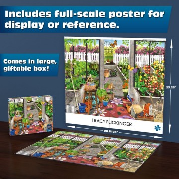 Buffalo Games Sapphire Select - Garden Shed Greenhouse - 1000 Stukjes 4