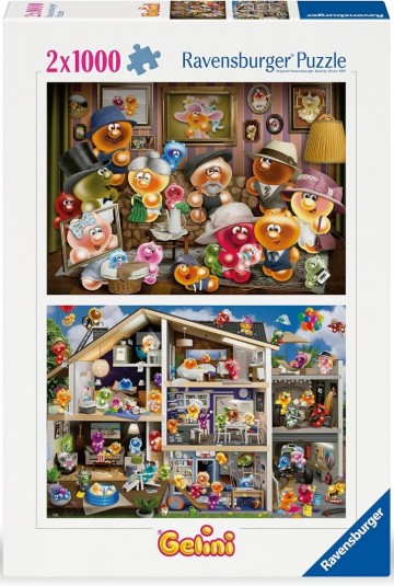 Ravensburger - Gelinis - 2 x 1000 Stukjes Schade