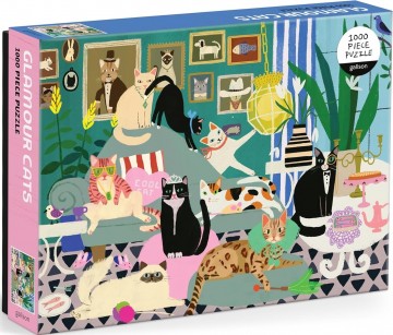 Galison - Glamour Cats - 1000 Stukjes 2