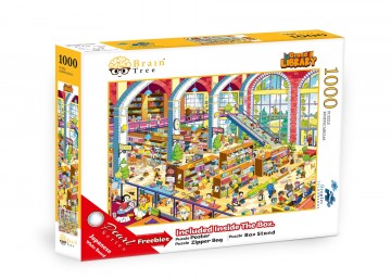 Brain Tree - Grand Library - 1000 Stukjes 2