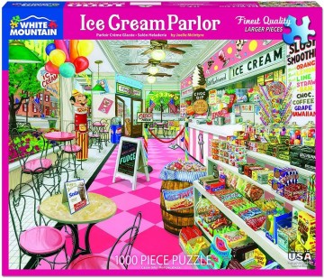 White Mountain - Ice Cream Parlor - 1000 Stukjes 2