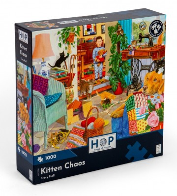The House of Puzzles - Kitten Chaos - 1000 Stukjes 2
