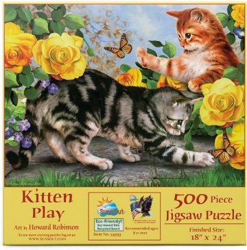 SunsOut - Kitten Play - 500 Stukjes 3
