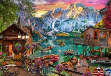 Bluebird Puzzle - Lago Di Braies, Italy - 1000 Stukjes