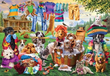 Masterpieces - Laundry Day Rascals - 1000 XL Stukjes
