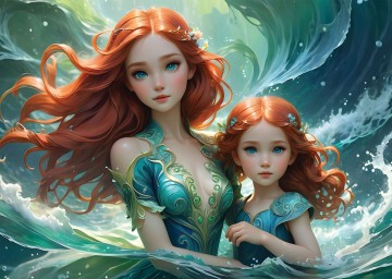 Alipson Puzzle - L'eau et le Feu - 2 x 500 Stukjes 3