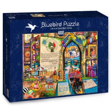 Bluebird Puzzle - Life is an Open Book Venice - 4000 Stukjes 2