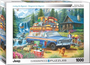 Eurographics - Jeep - Loading the Wagoneer - 1000 Stukjes 2