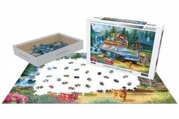 Eurographics - Jeep - Loading the Wagoneer - 1000 Stukjes 3