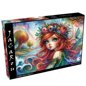 JaCaRou Puzzle - Magical Azure Stare - 1000 Stukjes 2