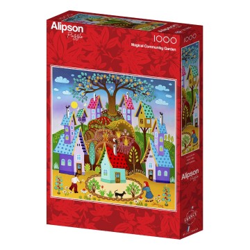 Alipson Puzzle - Magical Community Garden - 1000 Stukjes 2