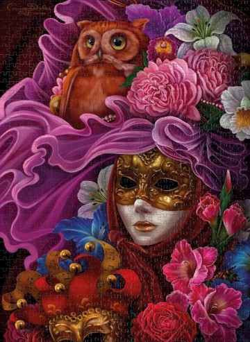 Nova Puzzle - Masque - 1000 Stukjes 3