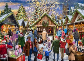 Tucker-s Fun Factory - Merry Christmas Market - 1000 Stukjes