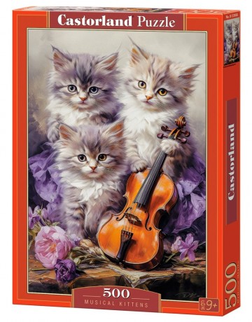 Castorland - Musical Kittens - 500 Stukjes 2