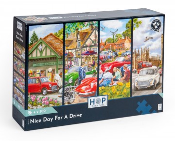 The House of Puzzles - Nice Day for a Drive - 4 x 500 Stukjes 2
