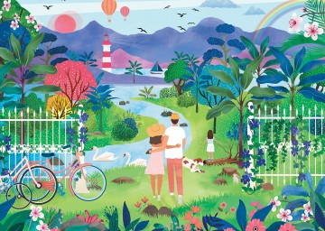 Pieces & Peace - Ode Au Printemps - 2 x 500 Stukjes 4