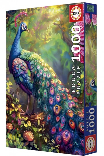 Educa - Peacock Garden - 1000 Stukjes 3