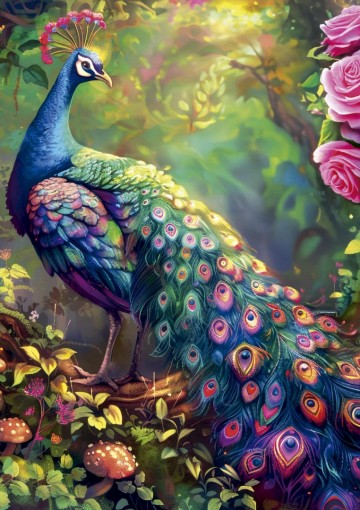 Educa - Peacock Garden - 1000 Stukjes