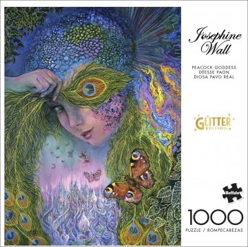 Buffalo Games - Peacock Goddess (Glitter) - 1000 Stukjes 3
