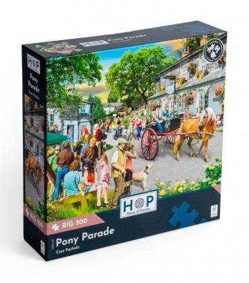 The House of Puzzles - Pony Parade - 500 XL Stukjes 2