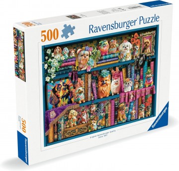 Ravensburger - Precious Porcelain Pugs - 500 Stukjes 2