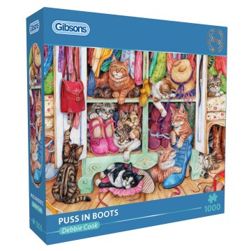 Gibsons - Puss in Boots - 1000 Stukjes 2