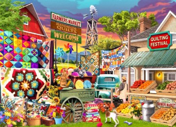 Vermont Christmas Company - Quilting Festival - 1000 Stukjes