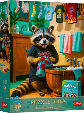Trefl - Raccoon Laundry Day - 1000 Stukjes 2