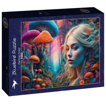 Bluebird Puzzle - Rainbow Forest - 1000 Stukjes 2