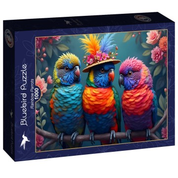 Bluebird Puzzle - Perroquets Arc-en-Ciel - 1000 Stukjes 2