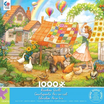 Ceaco - Rainbow Quilt - 1000 Stukjes 3