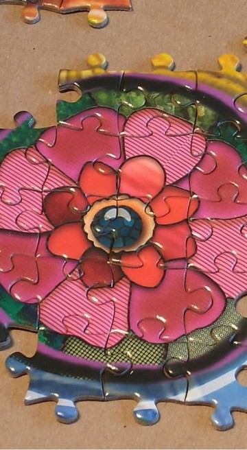 JaCaRou Puzzle - Rainbow Skull - 1000 Stukjes 5